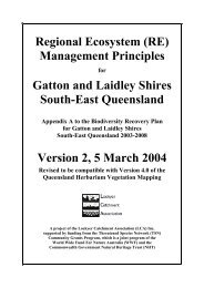 Regional Ecosystem Management Principles - Lockyer Valley ...