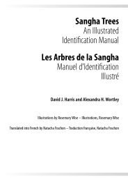Sangha Trees An Illustrated Identi cation Manual Les Arbres de la ...