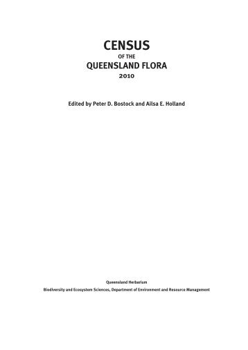 Census of the Queensland Flora 2010 - Department of Environment ...