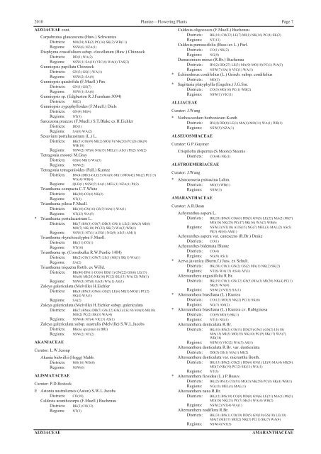 Census of the Queensland Flora 2010 - Department of Environment ...