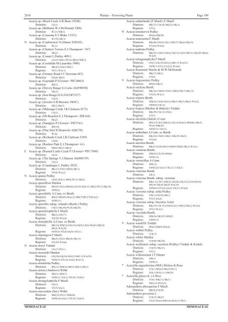 Census of the Queensland Flora 2010 - Department of Environment ...