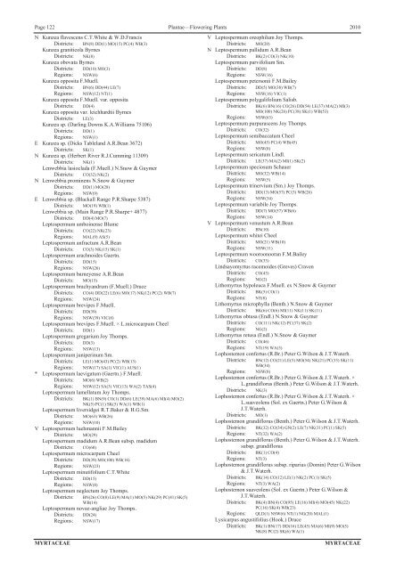 Census of the Queensland Flora 2010 - Department of Environment ...