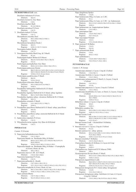 Census of the Queensland Flora 2010 - Department of Environment ...