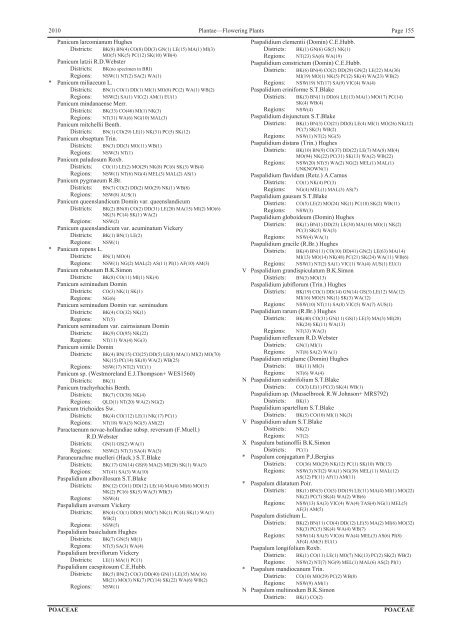 Census of the Queensland Flora 2010 - Department of Environment ...