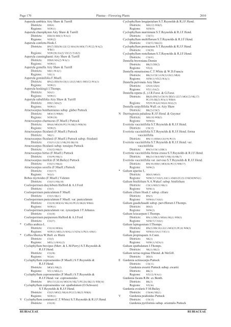 Census of the Queensland Flora 2010 - Department of Environment ...