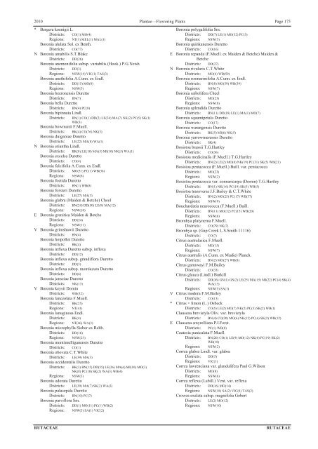 Census of the Queensland Flora 2010 - Department of Environment ...