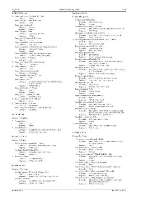 Census of the Queensland Flora 2010 - Department of Environment ...