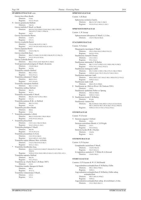 Census of the Queensland Flora 2010 - Department of Environment ...