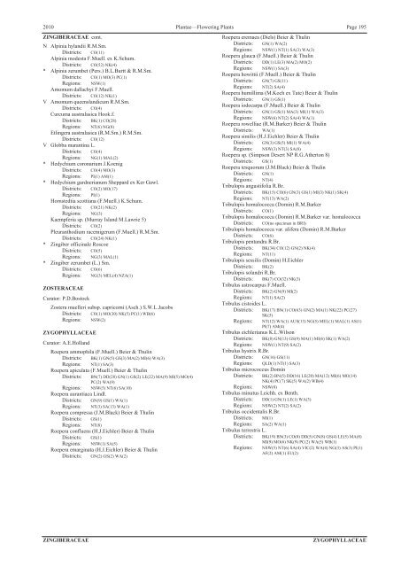 Census of the Queensland Flora 2010 - Department of Environment ...