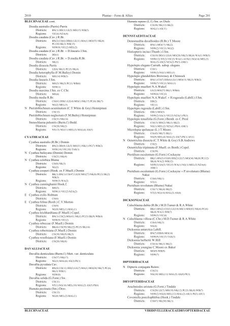 Census of the Queensland Flora 2010 - Department of Environment ...