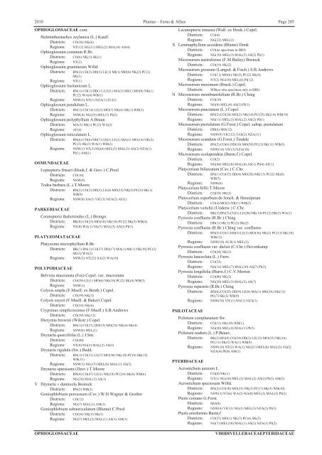 Census of the Queensland Flora 2010 - Department of Environment ...