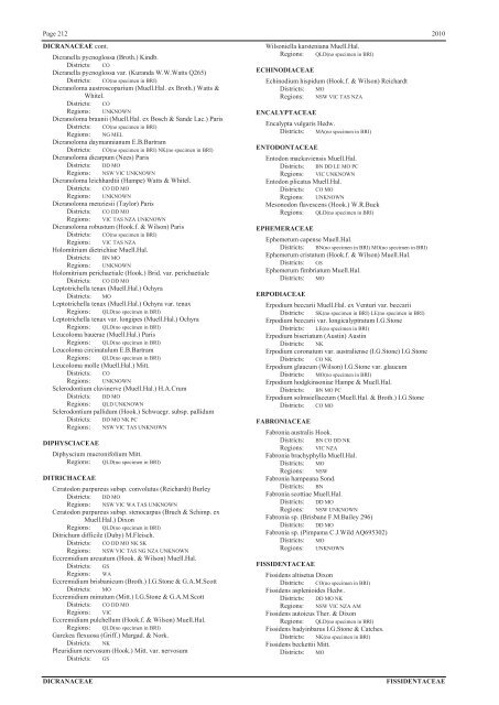 Census of the Queensland Flora 2010 - Department of Environment ...