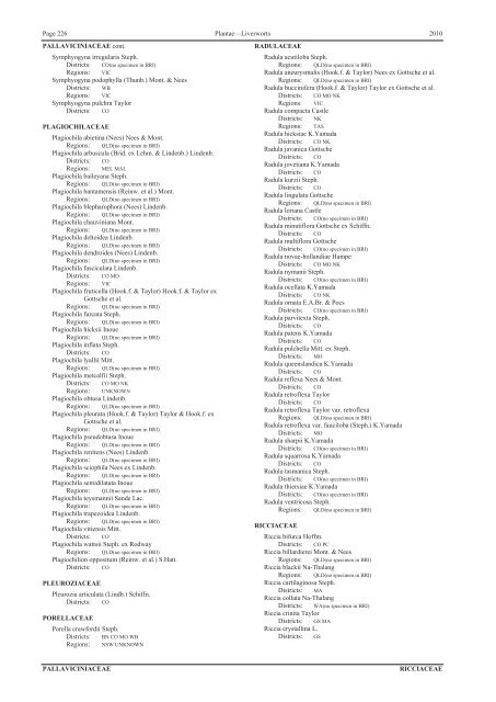 Census of the Queensland Flora 2010 - Department of Environment ...