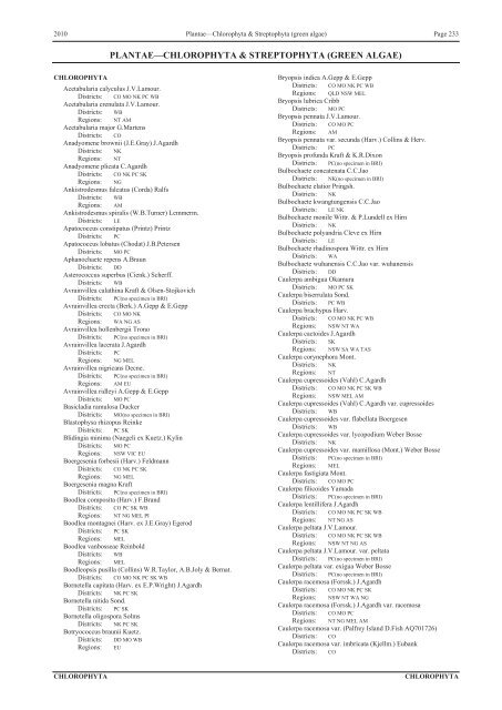 Census of the Queensland Flora 2010 - Department of Environment ...