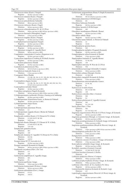 Census of the Queensland Flora 2010 - Department of Environment ...