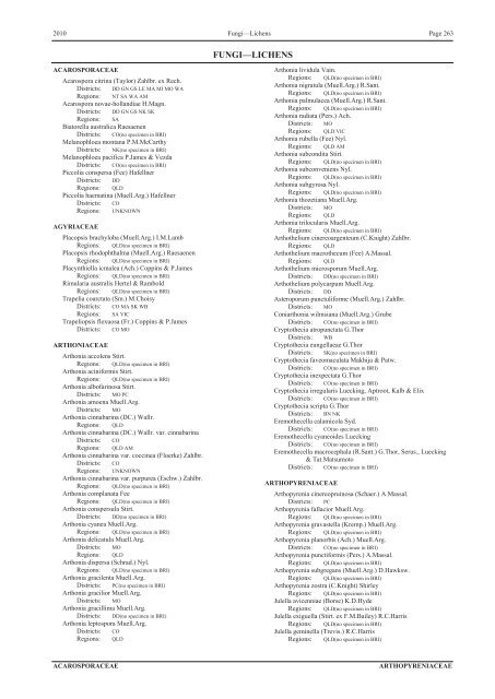 Census of the Queensland Flora 2010 - Department of Environment ...