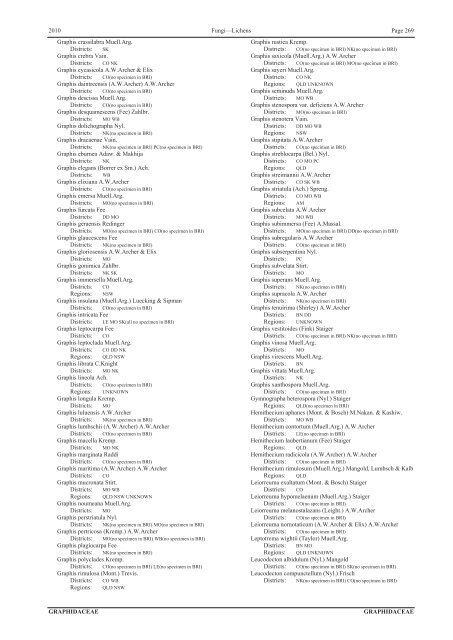 Census of the Queensland Flora 2010 - Department of Environment ...