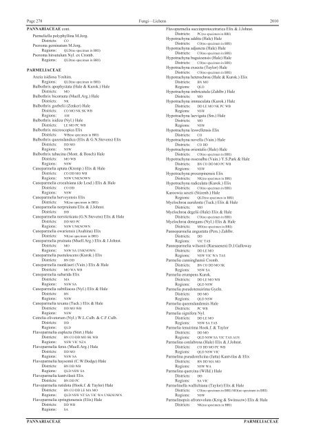 Census of the Queensland Flora 2010 - Department of Environment ...