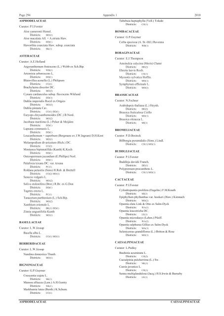 Census of the Queensland Flora 2010 - Department of Environment ...