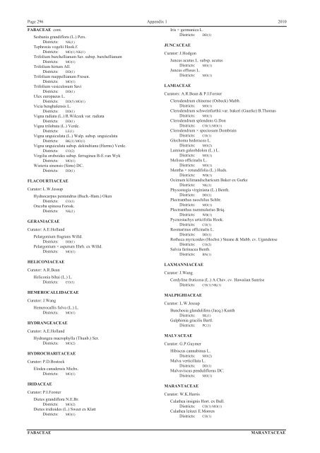 Census of the Queensland Flora 2010 - Department of Environment ...