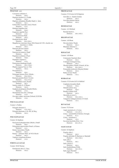 Census of the Queensland Flora 2010 - Department of Environment ...