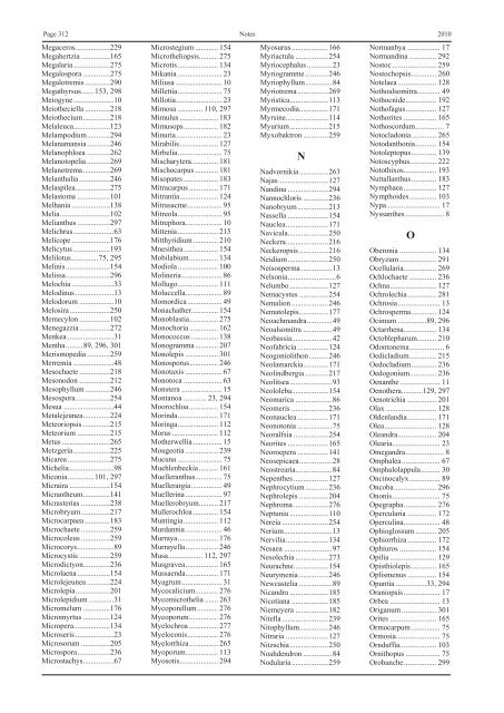 Census of the Queensland Flora 2010 - Department of Environment ...