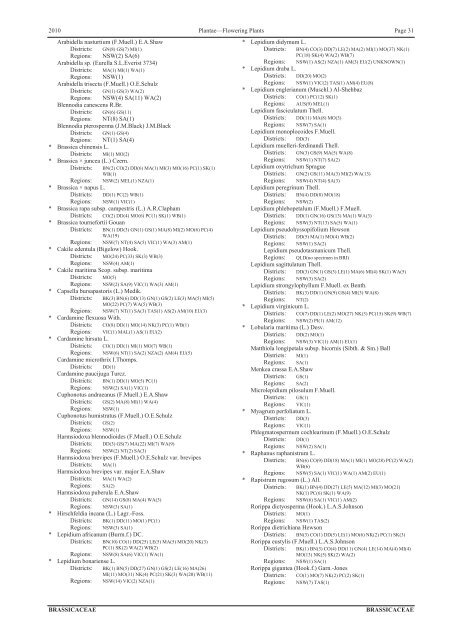 Census of the Queensland Flora 2010 - Department of Environment ...