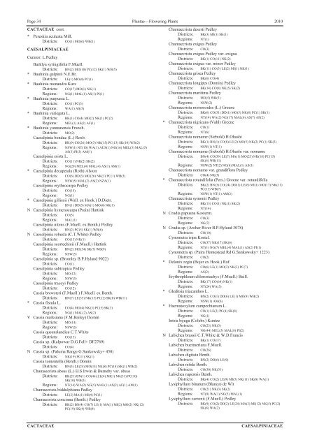 Census of the Queensland Flora 2010 - Department of Environment ...