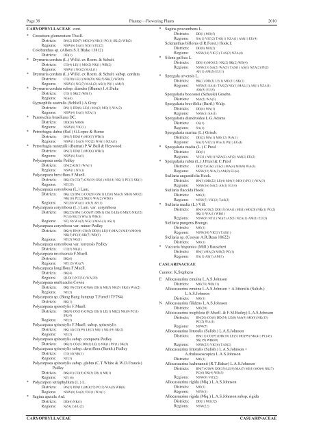 Census of the Queensland Flora 2010 - Department of Environment ...