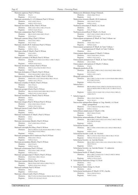 Census of the Queensland Flora 2010 - Department of Environment ...