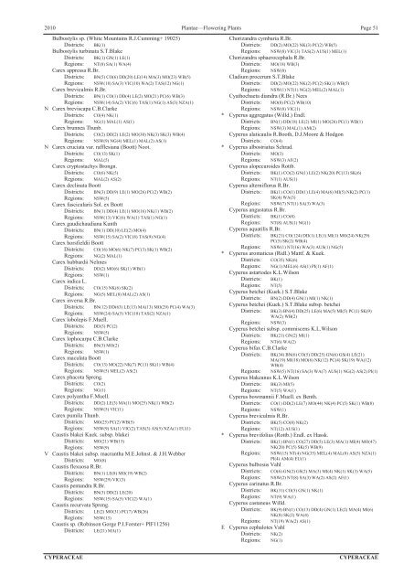 Census of the Queensland Flora 2010 - Department of Environment ...