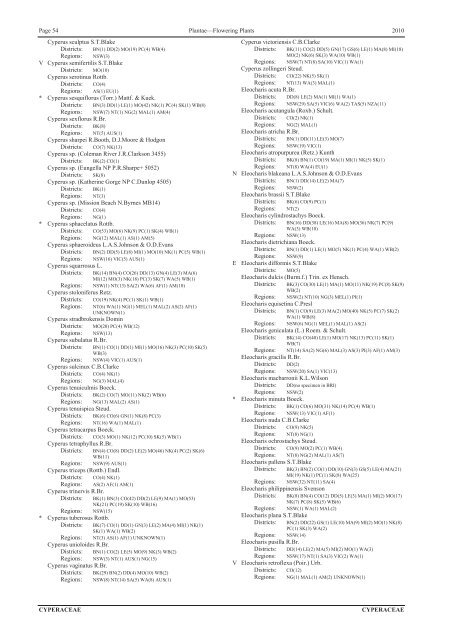 Census of the Queensland Flora 2010 - Department of Environment ...