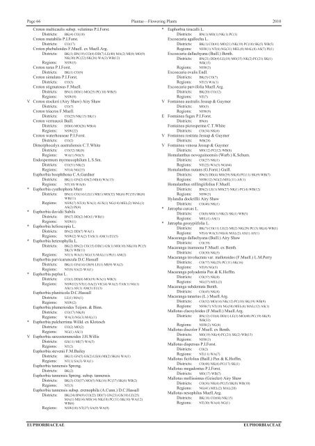 Census of the Queensland Flora 2010 - Department of Environment ...