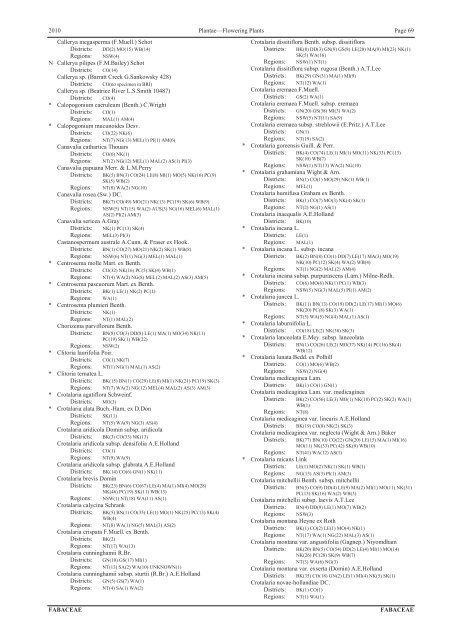 Census of the Queensland Flora 2010 - Department of Environment ...