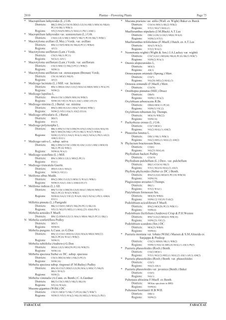 Census of the Queensland Flora 2010 - Department of Environment ...