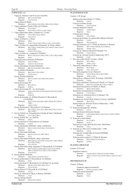 Census of the Queensland Flora 2010 - Department of Environment ...