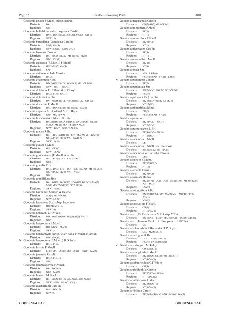 Census of the Queensland Flora 2010 - Department of Environment ...