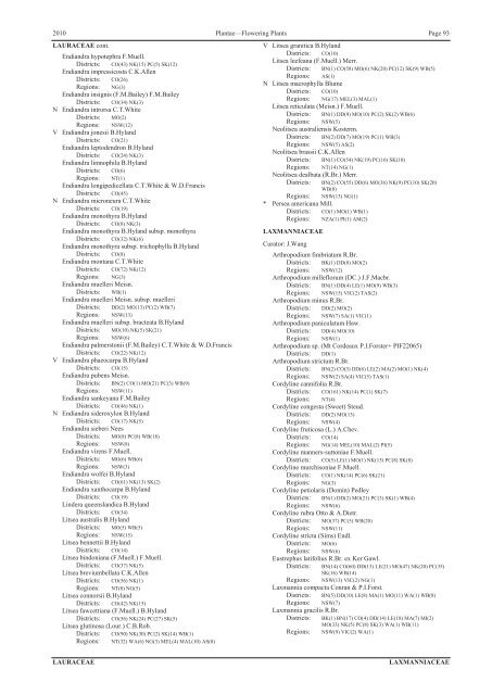 Census of the Queensland Flora 2010 - Department of Environment ...