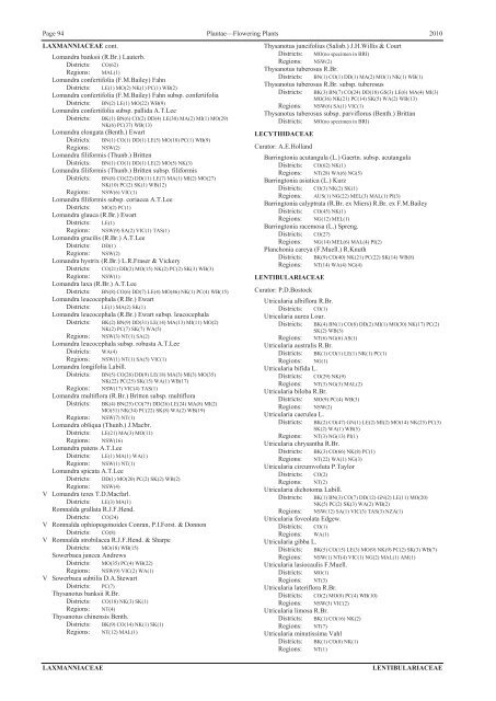 Census of the Queensland Flora 2010 - Department of Environment ...