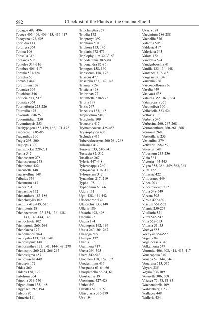 Checklist of the Plants of the Guiana Shield - Department of Botany ...