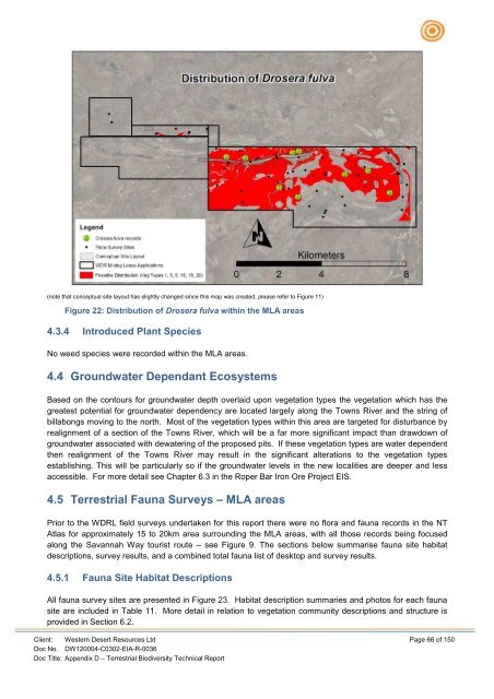 Appendix D Terrestrial and Aquatic Biodiversity - Environment ...