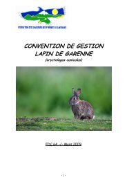 CONVENTION LAPIN - Fédération Départementale des Chasseurs ...