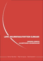 Lapin joulumatkailutuotteen elinkaari.pdf - MEK