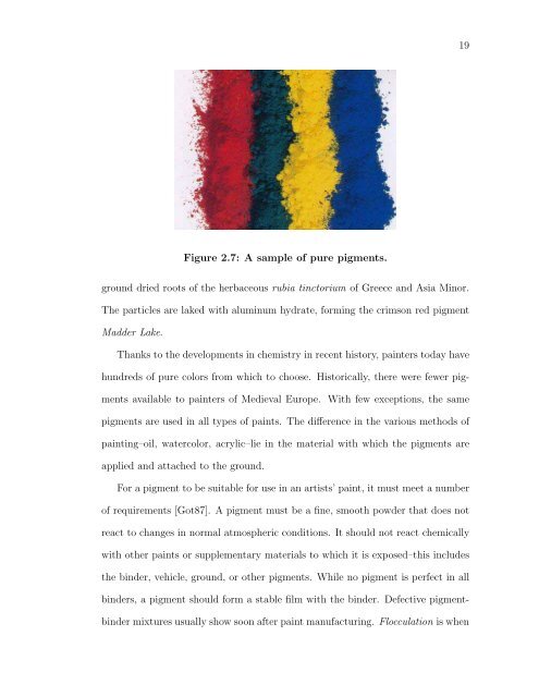 pigmented colorants: dependence on media and time - Cornell ...