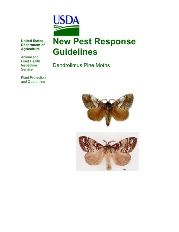 New Pest Response Guidelines - aphis - US Department of Agriculture