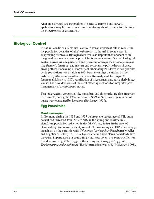 New Pest Response Guidelines - aphis - US Department of Agriculture