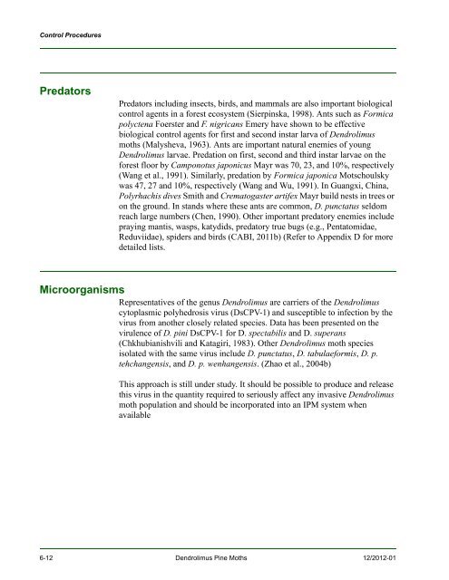 New Pest Response Guidelines - aphis - US Department of Agriculture