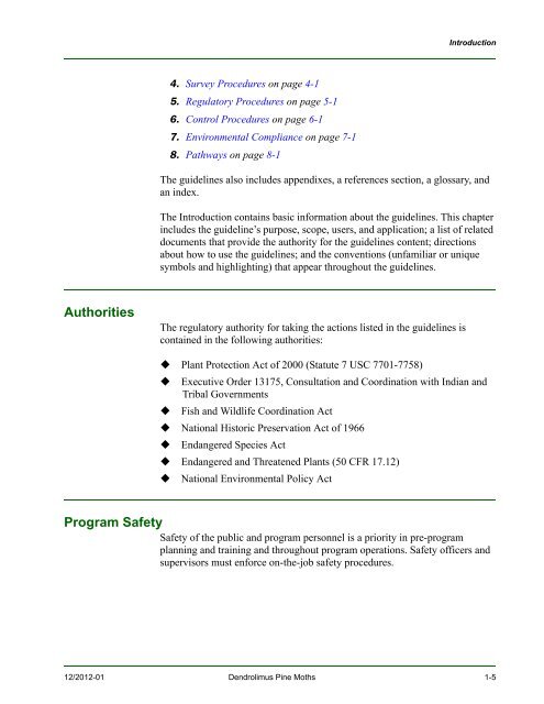 New Pest Response Guidelines - aphis - US Department of Agriculture