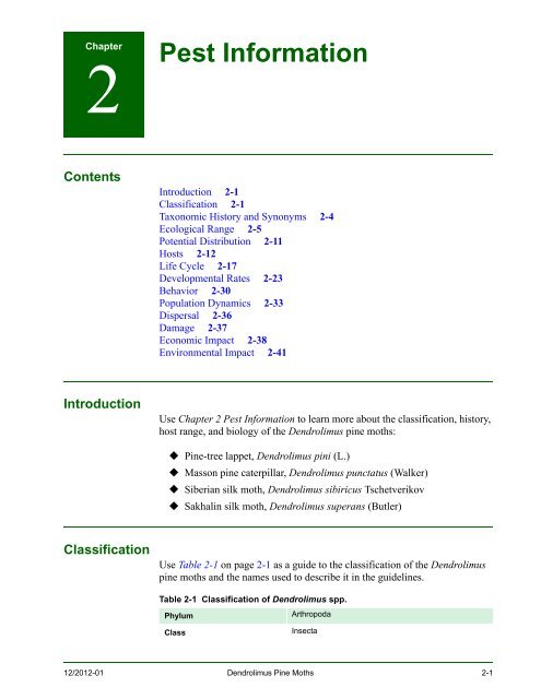 New Pest Response Guidelines - aphis - US Department of Agriculture