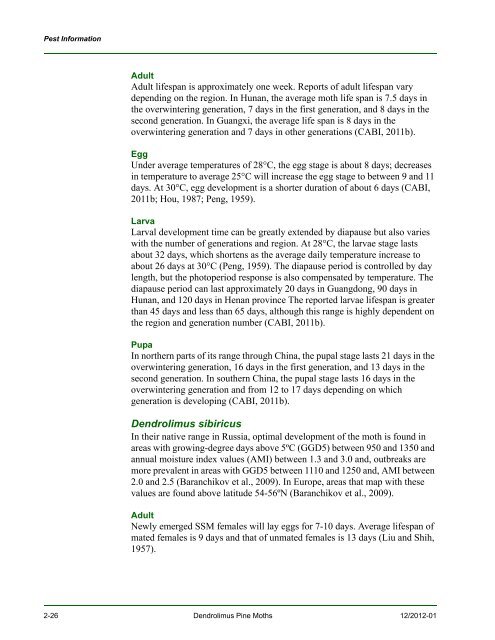 New Pest Response Guidelines - aphis - US Department of Agriculture